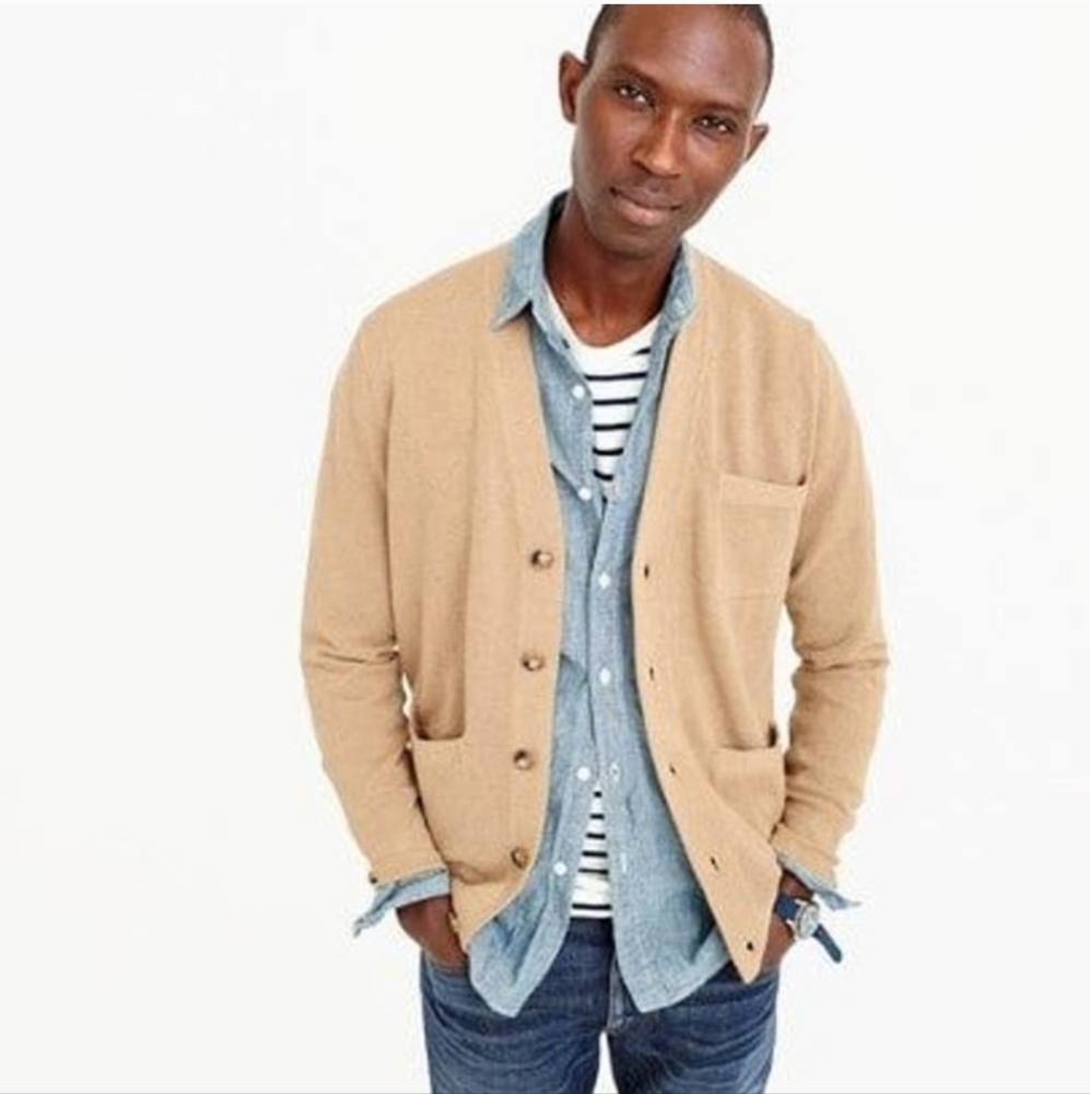 J. Crew Tan Cardigan Sweater